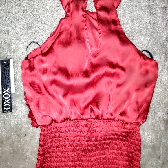 New with tag Red Halter top, size small by xoxo - Picture 3 of 3
